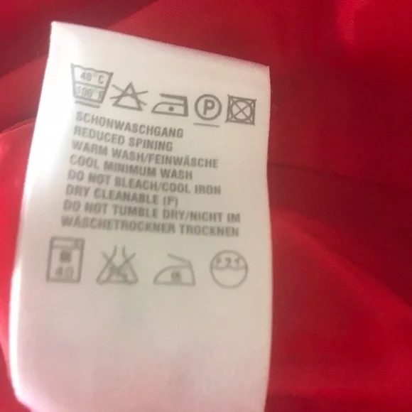 Escada Sport‎ Red Moto Jacket 36 S EUC